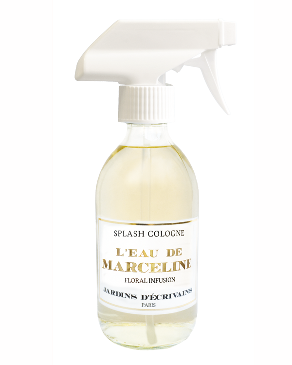 Parfum eau de marceline Splash cologne jardins d'écrivain