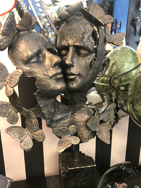 Sculpture amour bronze